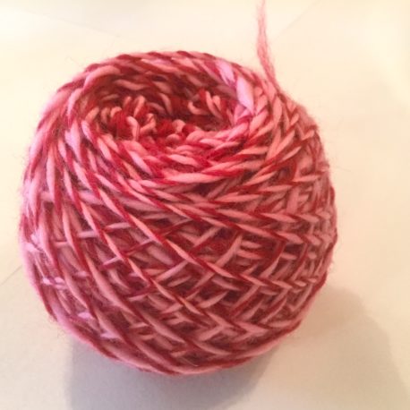 Candy Cane 2 ply yarn