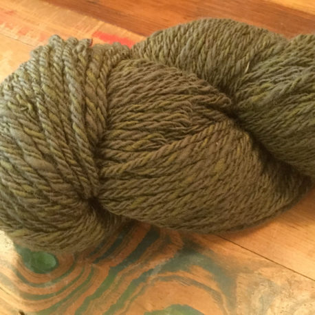 Pale marle of corriedale and merino yarns